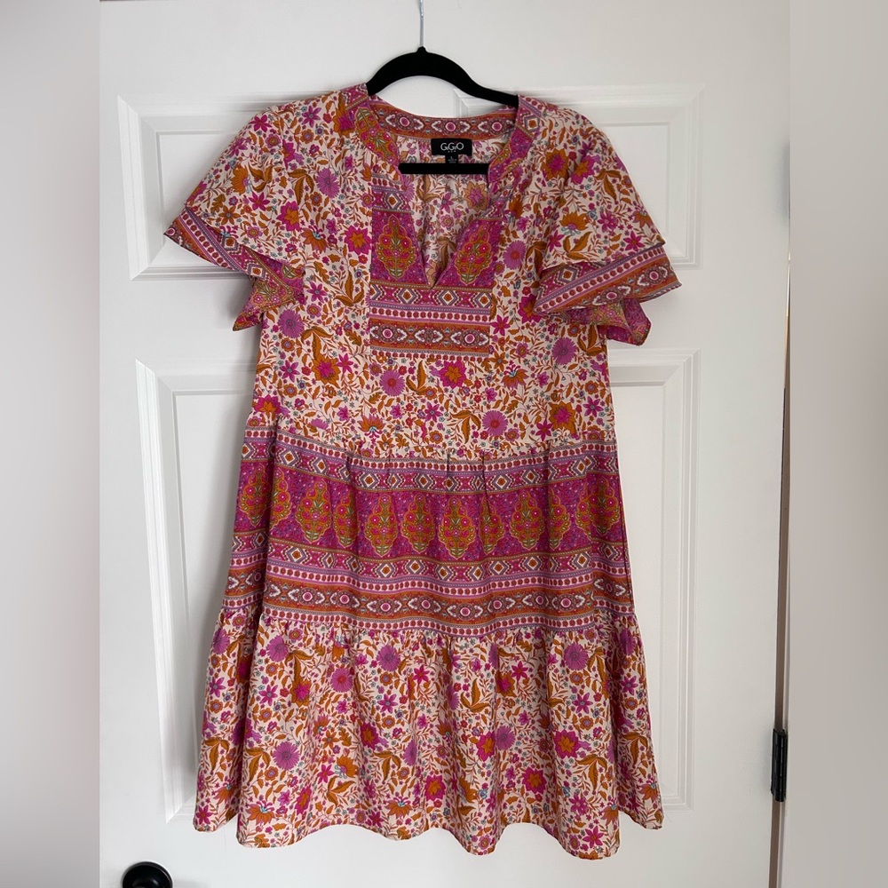 Women's Vibrant Floral Dress